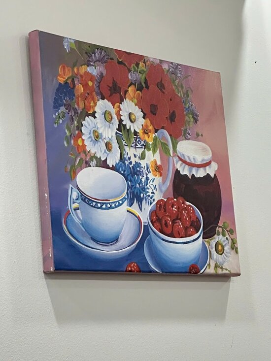 Studio McGee Other - Cozy Cottagecore Teatime Canvas Wall Art